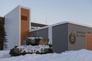 Canada - Quebec - 2017-01-11. During three weeks, french and canadian army trained together during a special exercice ca