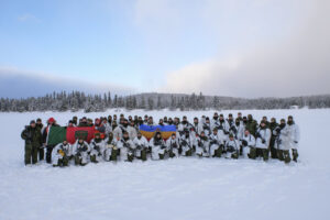 Canada - Quebec - 2017-01-13. During three weeks, french and canadian army trained together during a special exercice ca