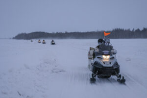 Canada - Quebec - 2017-01-14. During three weeks, french and canadian army trained together during a special exercice ca