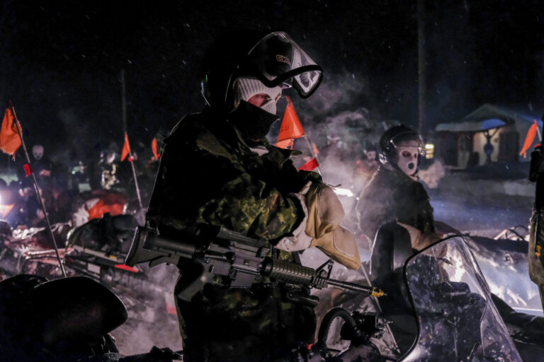 Canada - Quebec - 2017-01-115 During three weeks, french and canadian army trained together during a special exercice ca