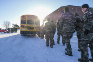 Canada - Quebec - 2017-01-115 During three weeks, french and canadian army trained together during a special exercice ca