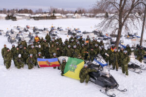 Canada - Quebec - 2017-01-18. During three weeks, french and canadian army trained together during a special exercice ca