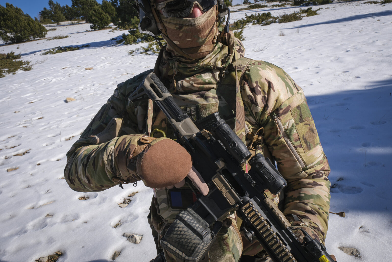 Commando montagne du 2e REG, regiment étranger de génie basé à Saint-Christol et sous les ordres de la 27e BIM, brigade 