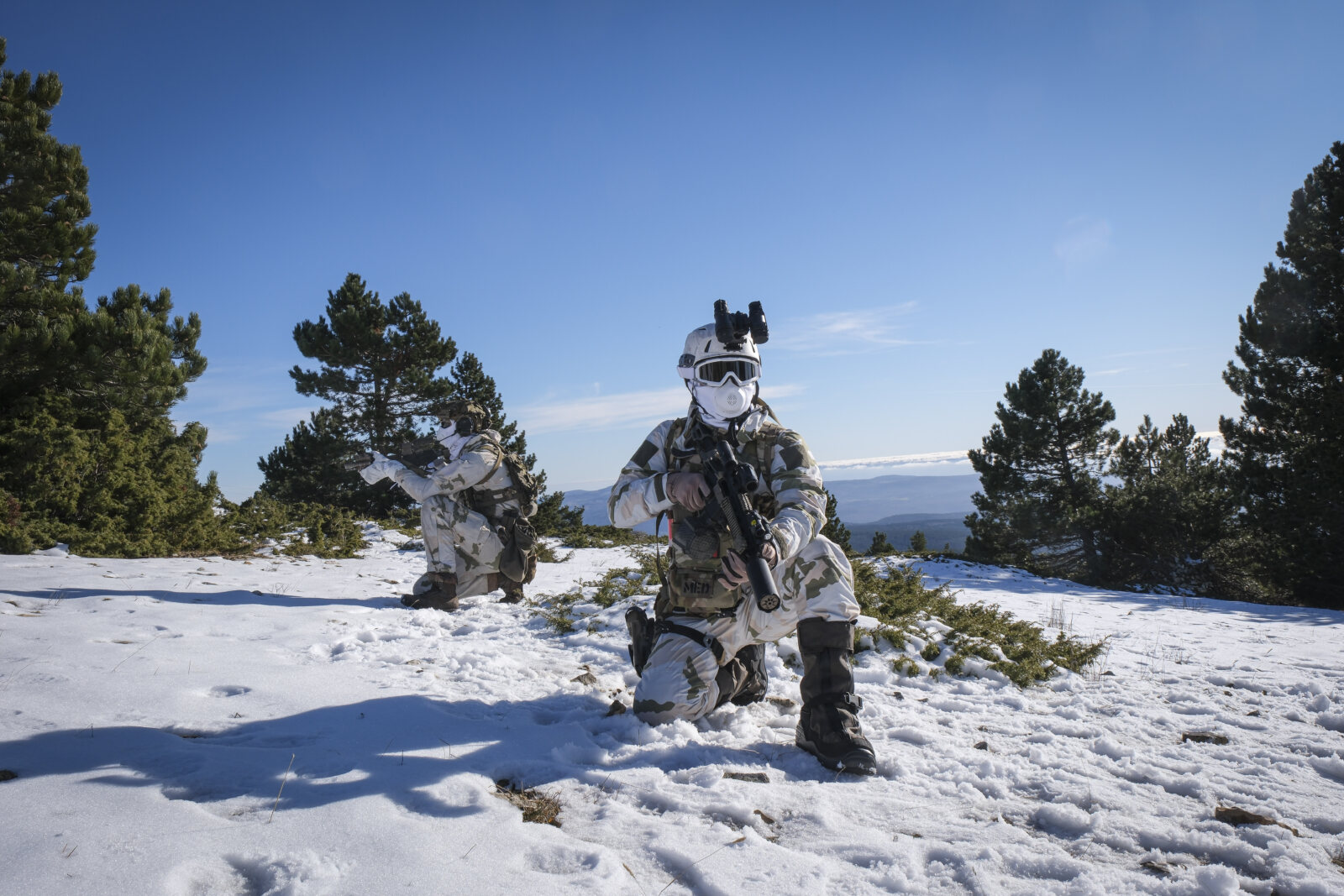 Commando montagne du 2e REG, regiment étranger de génie basé à Saint-Christol et sous les ordres de la 27e BIM, brigade 