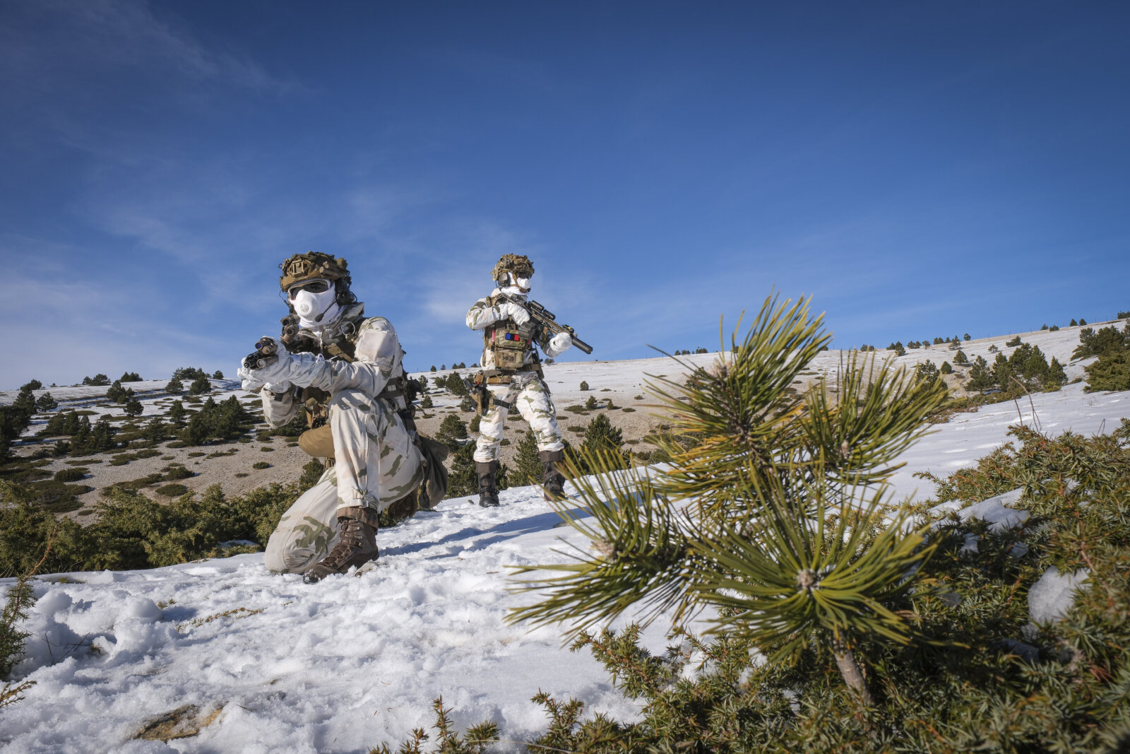 Commando montagne du 2e REG, regiment étranger de génie basé à Saint-Christol et sous les ordres de la 27e BIM, brigade 
