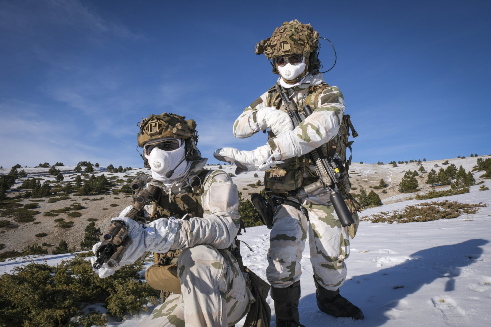 Commando montagne du 2e REG, regiment étranger de génie basé à Saint-Christol et sous les ordres de la 27e BIM, brigade 