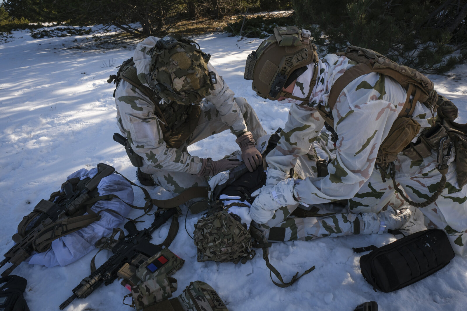 Commando montagne du 2e REG, regiment étranger de génie basé à Saint-Christol et sous les ordres de la 27e BIM, brigade 