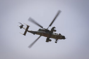 Burkina Faso, april 2021. French tiger helicoptere during operation barkhane, french military war against terrorism in S