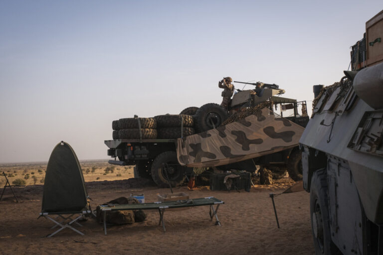 Burkina Faso, april 2021. Dailylife of French army soldiers during operation barkhane, war against terrorism in Sahel Af