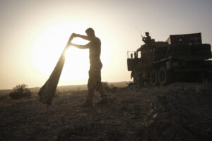 Burkina Faso, april 2021. Dailylife of French army soldiers during operation barkhane, war against terrorism in Sahel Af