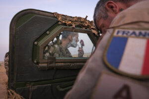 Burkina Faso, april 2021. Dailylife of French army soldiers during operation barkhane, war against terrorism in Sahel Af