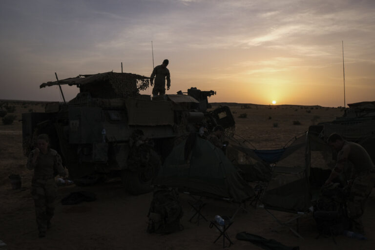 Burkina Faso, april 2021. Dailylife of French army soldiers during operation barkhane, war against terrorism in Sahel Af