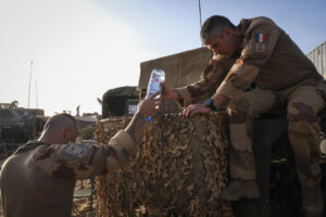 Burkina Faso, april 2021. Dailylife of French army soldiers during operation barkhane, war against terrorism in Sahel Af