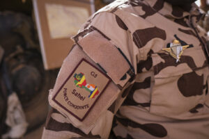 Chadian soldiers during an operation with G5 Sahel and french forces from Barkhane Operation. Tin-Akoff - Burkina Faso -