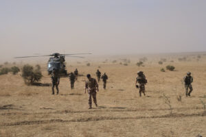 Burkina Faso, april 2021. Visit of General Conruyt, head of Barkhane operation inside a french operational camp.
Burkina