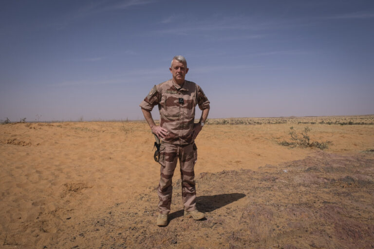 Burkina Faso, april 2021. Visit of General Conruyt, head of Barkhane operation inside a french operational camp.
Burkina