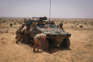 Burkina Faso, april 2021. Dailylife of French army soldiers during operation barkhane, war against terrorism in Sahel Af
