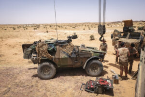 Burkina Faso, april 2021. Dailylife of French army soldiers during operation barkhane, war against terrorism in Sahel Af