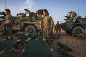 Burkina Faso, april 2021. Dailylife of French army soldiers during operation barkhane, war against terrorism in Sahel Af