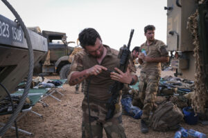 Burkina Faso, april 2021. Dailylife of French army soldiers during operation barkhane, war against terrorism in Sahel Af