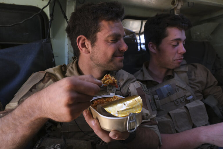 Burkina Faso, april 2021. French army soldiers patrol in vehicule into Sahel desert during barkhane operation.Burkina F