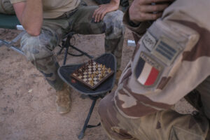 Burkina Faso, april 2021. Dailylife of French army soldiers during operation barkhane, war against terrorism in Sahel Af