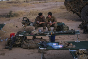 Burkina Faso, april 2021. Dailylife of French army soldiers during operation barkhane, war against terrorism in Sahel Af
