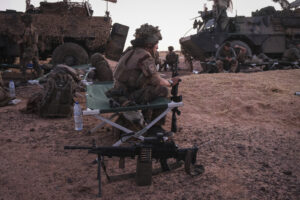 Burkina Faso, april 2021. Dailylife of French army soldiers during operation barkhane, war against terrorism in Sahel Af