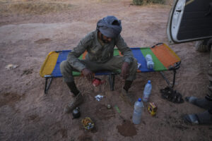 Malian soldiers during an operation with G5 Sahel and french forces from Barkhane Operation. Tin-Akoff - Burkina Faso - 