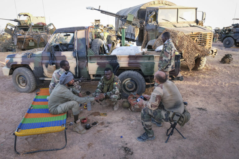 Burkina Faso, april 2021. Dailylife of French army soldiers during operation barkhane, war against terrorism in Sahel Af