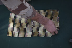 Burkina Faso, april 2021. French army ammunitions into Sahel desert during barkhane operation.
Burkina Faso, avril 2021.