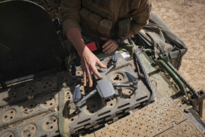 Burkina Faso, april 2021. A mavic pro 2 drone is used by french soldier in barkhane operation.
Burkina Faso, avril 2021.