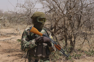 Malian soldiers during an operation with G5 Sahel and french forces from Barkhane Operation. Tin-Akoff - Burkina Faso - 