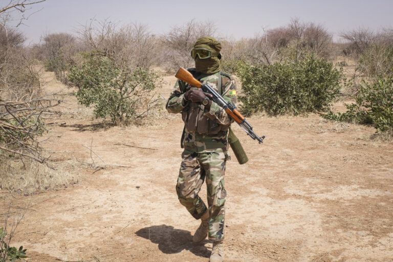 Malian soldiers during an operation with G5 Sahel and french forces from Barkhane Operation. Tin-Akoff - Burkina Faso - 
