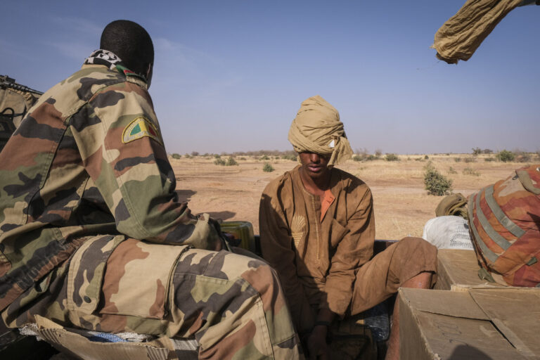 Malian soldiers during an operation with G5 Sahel and french forces from Barkhane Operation. Tin-Akoff - Burkina Faso - 