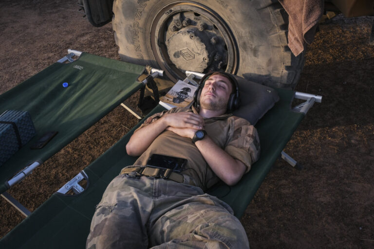 Burkina Faso, april 2021. Dailylife of French army soldiers during operation barkhane, war against terrorism in Sahel Af
