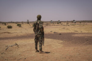 Malian soldiers during an operation with G5 Sahel and french forces from Barkhane Operation. Tin-Akoff - Burkina Faso - 