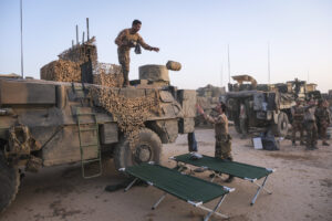 Burkina Faso, april 2021. Dailylife of French army soldiers during operation barkhane, war against terrorism in Sahel Af