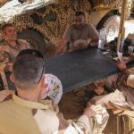 Burkina Faso, april 2021. Dailylife of French army soldiers during operation barkhane, war against terrorism in Sahel Af