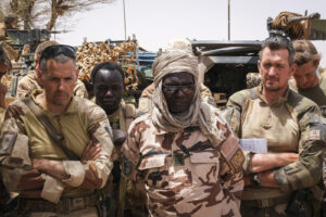 Burkina Faso, april 2021. French army soldiers prepare a mission into Sahel desert during barkhane operation.Burkina Fa
