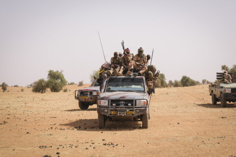 Chadian soldiers during an operation with G5 Sahel and french forces from Barkhane Operation. Tin-Akoff - Burkina Faso -