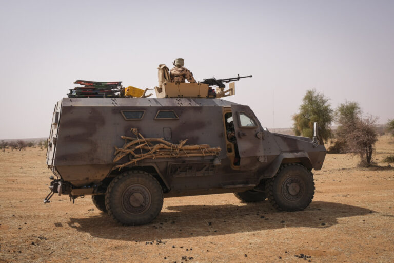 Chadian soldiers during an operation with G5 Sahel and french forces from Barkhane Operation. Tin-Akoff - Burkina Faso -