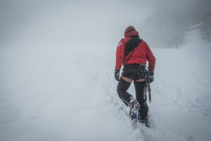 France, Chamonix, 2015-01-29. French mountain soldiers have special training in a special school in Chamonix, the most i