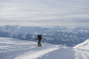 France, Chamonix, 2015-01-29. French mountain soldiers have special training in a special school in Chamonix, the most i