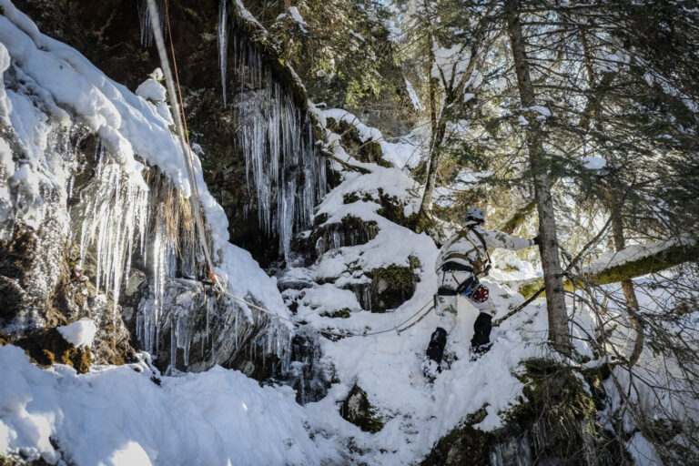 France, Chamonix, 2016-03-02. French mountain soldiers have special training in a special school in Chamonix, the most i