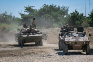 France, Paris, 2022-06-12. French army exhibition during Eurosatory international land and airland defence and security 