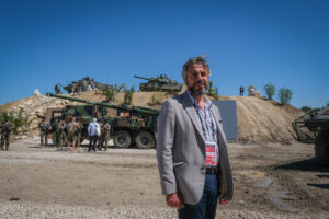 France, Paris, 2022-06-12. Charles Beaudouin, head manager of Eurosatory international land and airland defence and secu