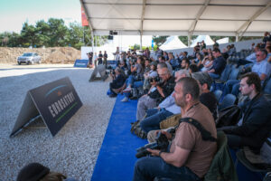 France, Paris, 2022-06-12. Eurosatory international land and airland defence and security trade fair, in Villepinte, a n