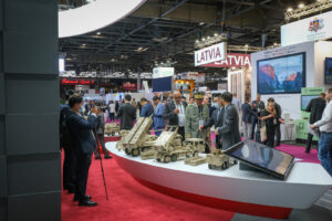 France, Paris, 2022-06-14. Eurosatory international land and airland defence and security trade fair, in Villepinte, a n