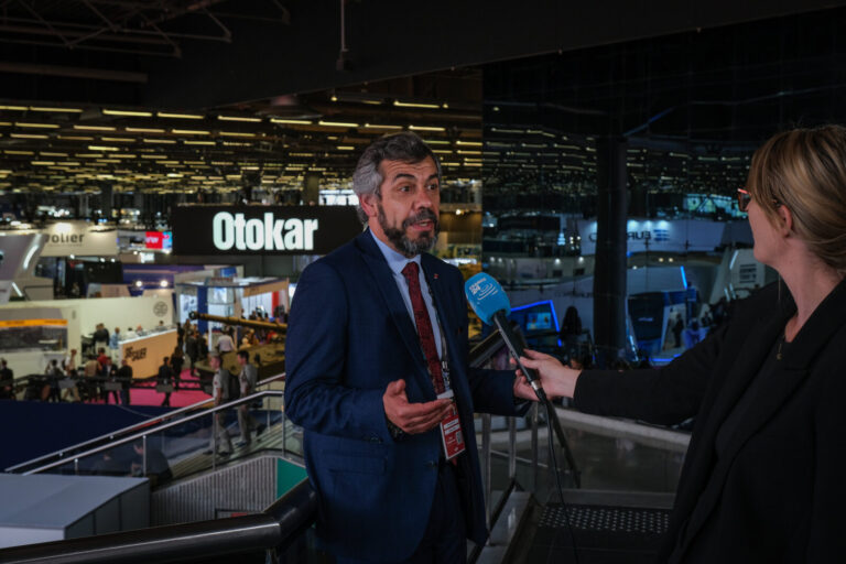 France, Paris, 2022-06-14. Charles Beaudouin, head manager of Eurosatory international land and airland defence and secu
